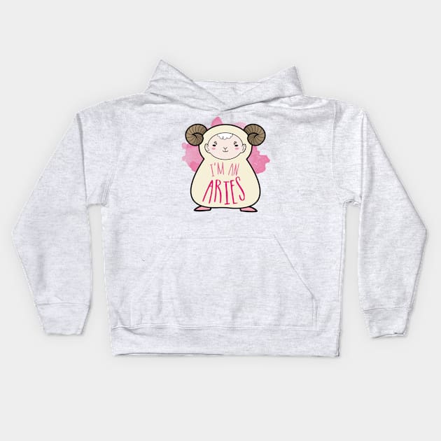 I'm an Aries Kids Hoodie by omai